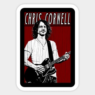 Retro Vintage Chris Cornell Sticker